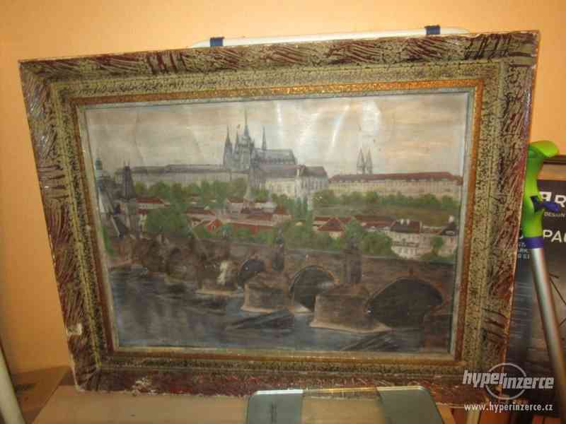 obraz Praha  poskozen - foto 1