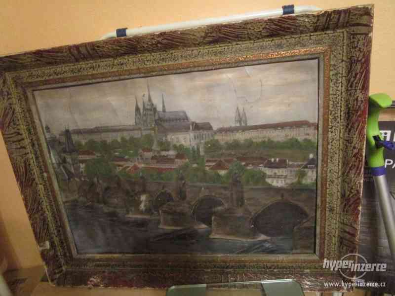 obraz Praha  poskozen - foto 2