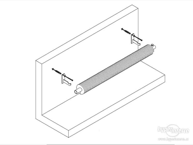 Designové radiátory ISAN Spiral RA1 a RAO2 černá - foto 5