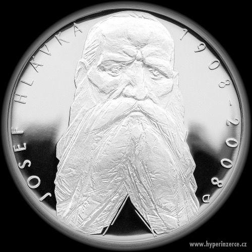 Stříbrná mince 100. výročí úmrtí Josefa Hlávky PROOF - foto 1