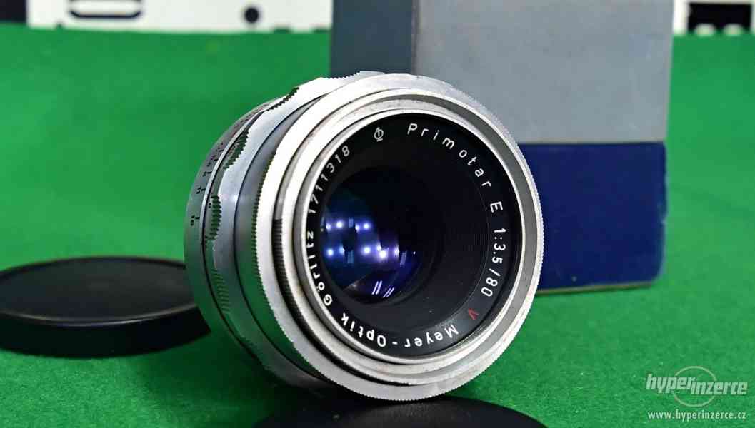 Meyer-Optik Görlitz Primotar E 1:3.5/80 red V Objektiv atd..