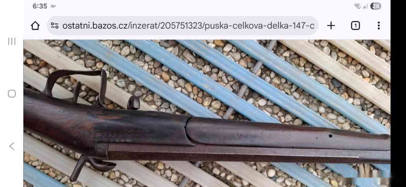 puška, celková délka 147 cm - foto 4