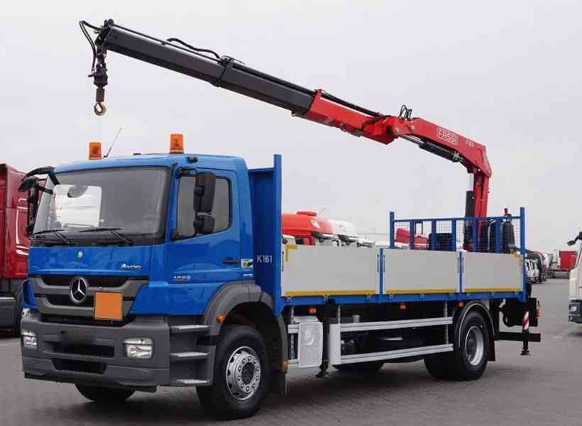 MERCEDES-BENZ AXOR 1829 - valník + FASSI F155 - bazar - Hyperinzerce.cz