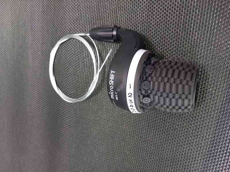 Nové řazení Microshift MS25 1x7 (otočné řazení) - pravé - foto 2