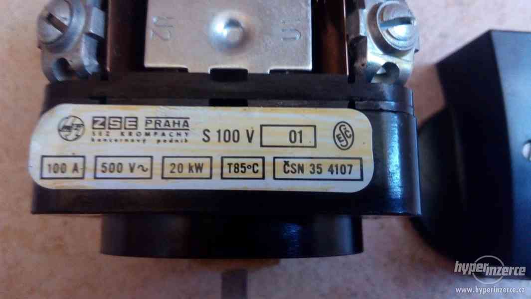 Vypínač s kličkou 3 fázový 100A 500V - foto 2