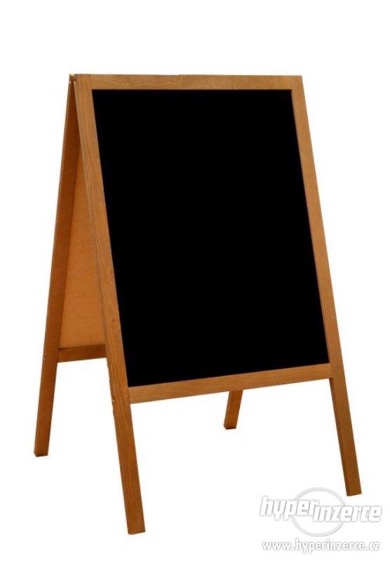 Dřevěné reklamní áčkové tabule 100 x 60 cm - foto 1