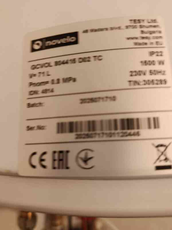 Elektrický tlakový ohřívač  - foto 4