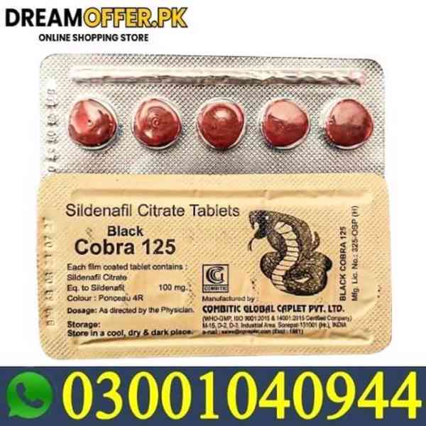 Black Cobra 125mg Tablets in Pakistan % 03001040944