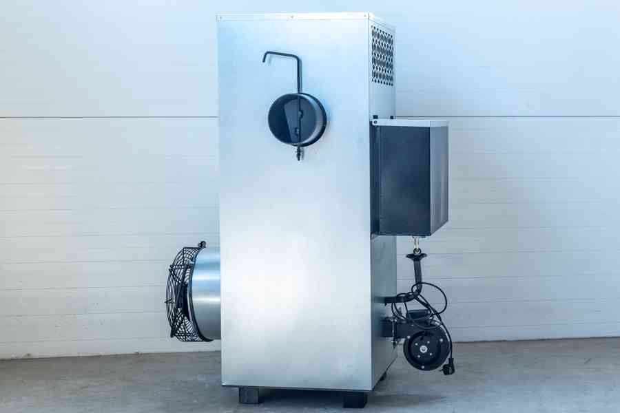 Ohřívač vzduchu koza NG30 kW do 400 m2 na použitý olej+drevo - foto 5