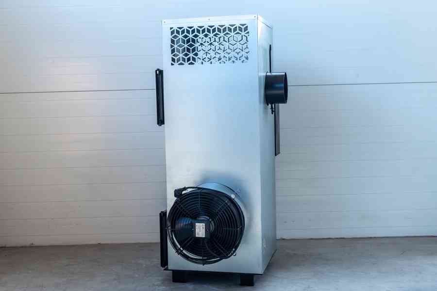 Ohřívač vzduchu koza NG30 kW do 400 m2 na použitý olej+drevo - foto 7