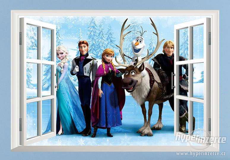 Samonalepovací dekorace Frozen - Ledové království - okno 1. - foto 1