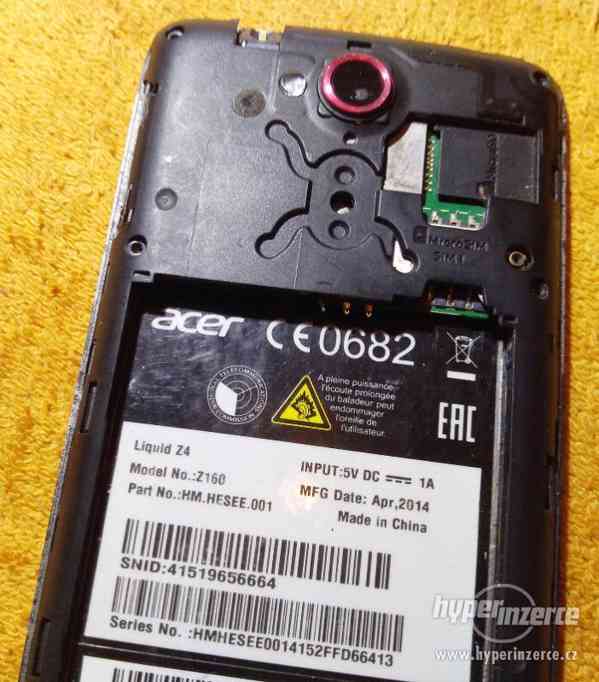 Acer Liquid Z4 - k opravě nebo na náhradní díly!!! - foto 7