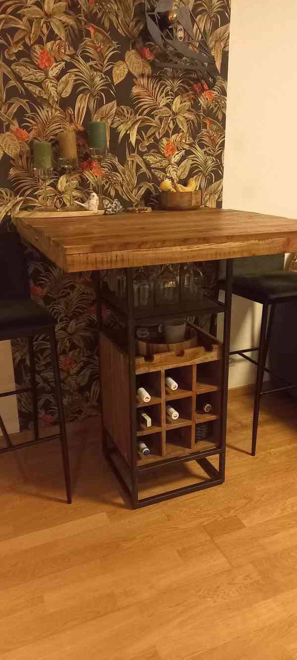 Jidelni barovy stůl+ židle  - foto 5