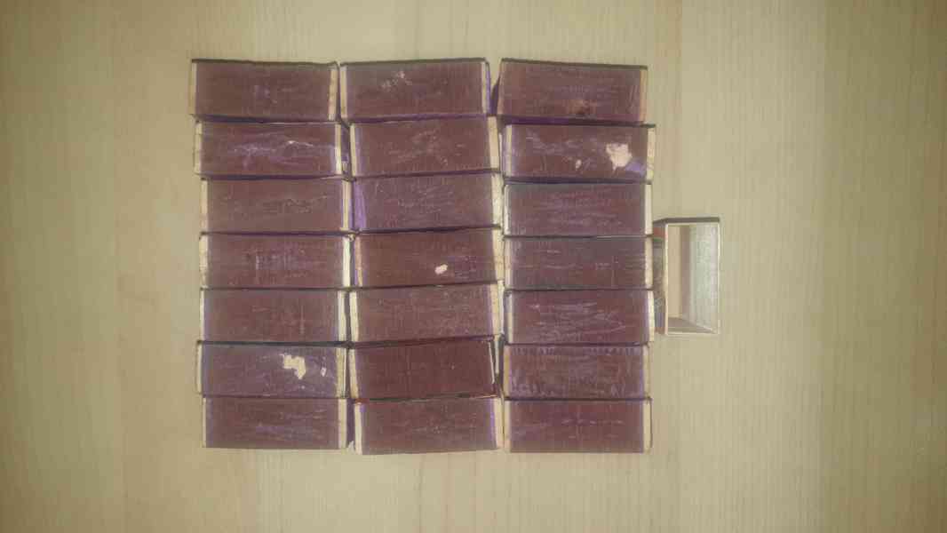 Staré dýhované krabičky. - foto 3