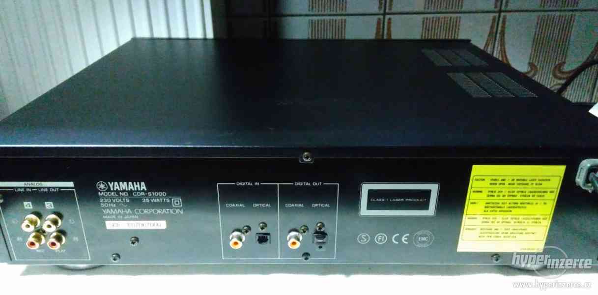 Prodám YAMAHA CDR-S1000 (CD Player/Recorder) - foto 2