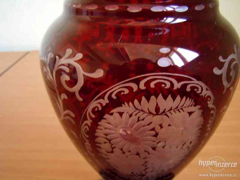 Váza z barveného skla - foto 3