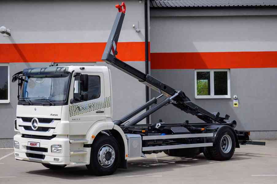 MERCEDES-BENZ AXOR 1833 - HÁKOVÝ NOSIČ KONTEJNERŮ MEILLER - foto 99
