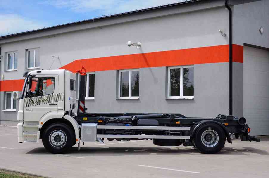MERCEDES-BENZ AXOR 1833 - HÁKOVÝ NOSIČ KONTEJNERŮ MEILLER - foto 93