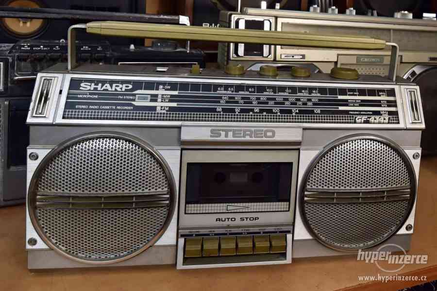 SHARP GF-4343 radiomagnetofon Japonsko 1984 - foto 1