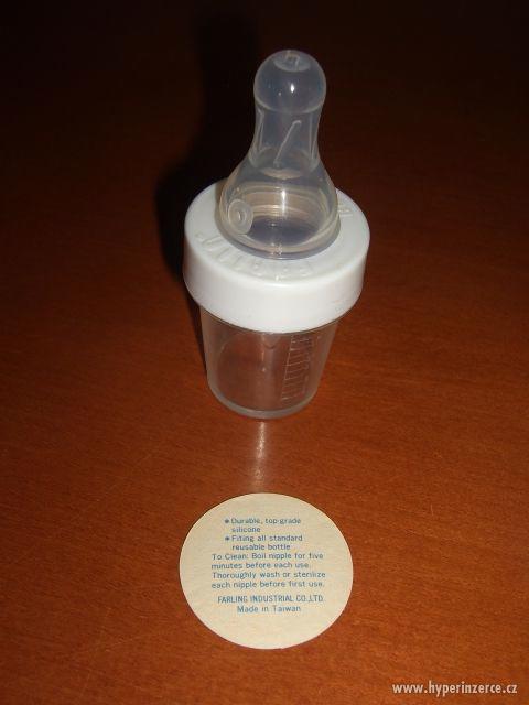 lékovka-dudlík s odměrkou na léky pro miminka 0+ *NOVÉ* - foto 3