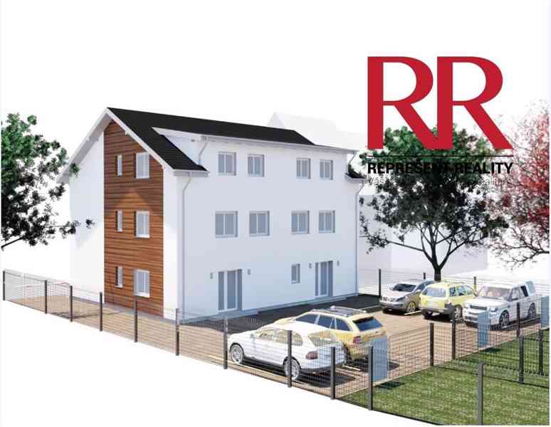 Prodej novostavby bytu 2+kk v Líšťanech, developerský projekt, parkovací stání + zahrádka - foto 5