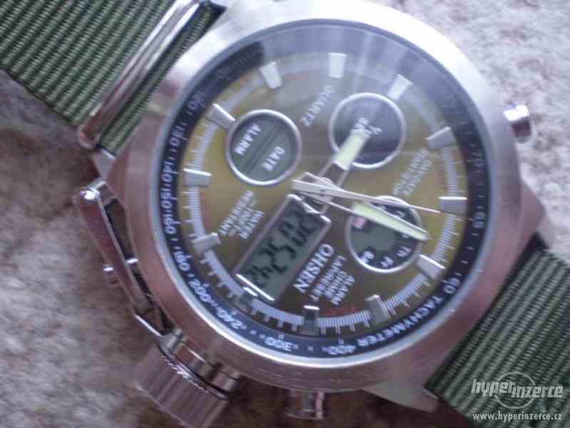 moderní masivní hodinky OHSEN MILITARY LED - foto 3