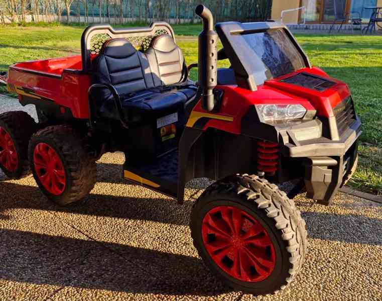 2místné autíčko Farmer Truck šestikolový, 800 W,4x motor 24V - foto 2
