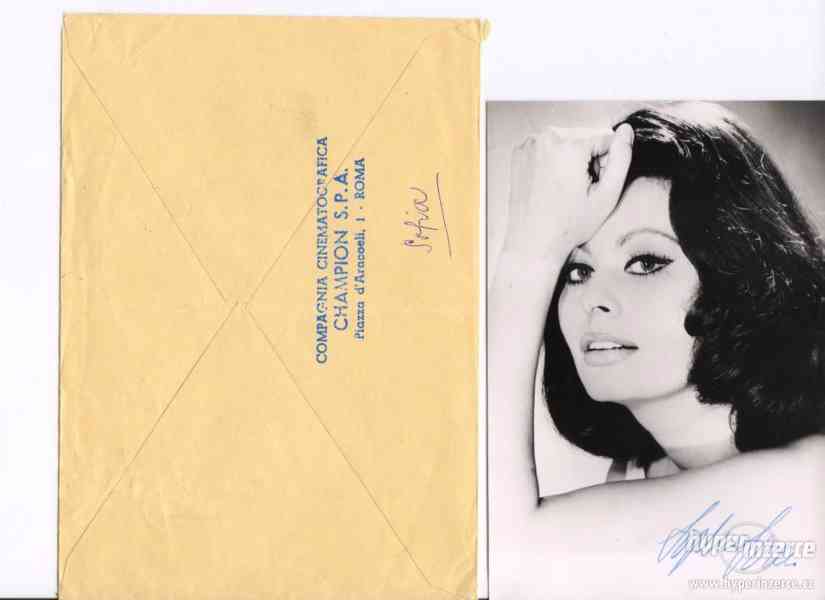 Autogram  Sophia Loren - foto 1
