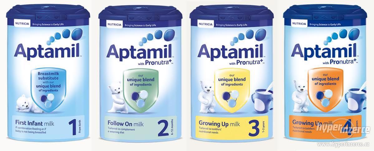 Dětská mléka APTAMIL mléko podporující růst PRONUTRA stupeň - foto 1