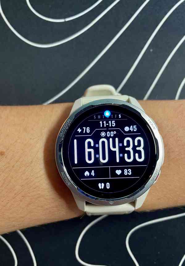 Chytré hodinky XIAOMI S1 ACTIVE bílé - foto 3