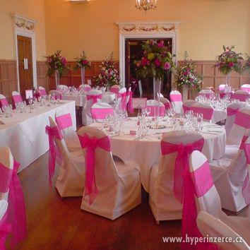 svatební potahy na židle - foto 8