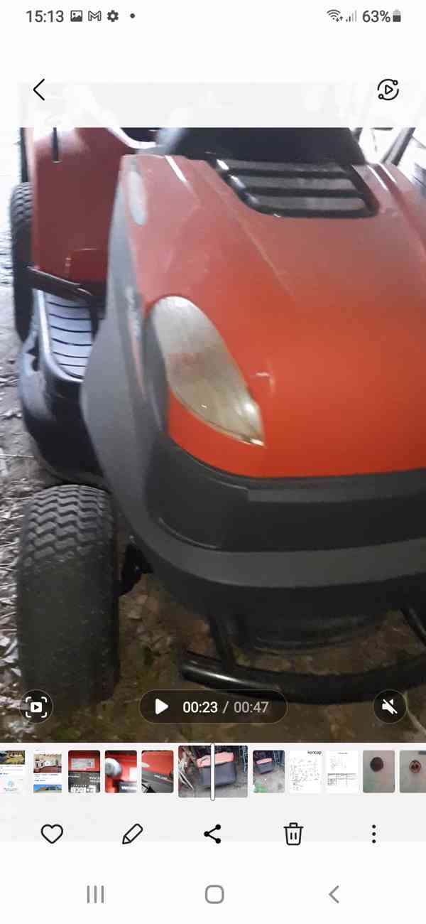 Prodám traktůrek na sekání trávy - foto 3