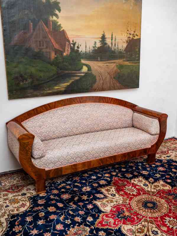 Luxusní sofa Art Deco zrestaurovaná - foto 3