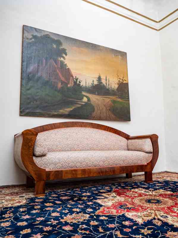 Luxusní sofa Art Deco zrestaurovaná - foto 4