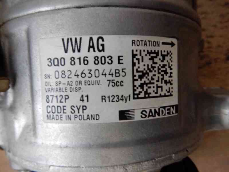 Klimakompresor VW AG 3Q0816803E - foto 2