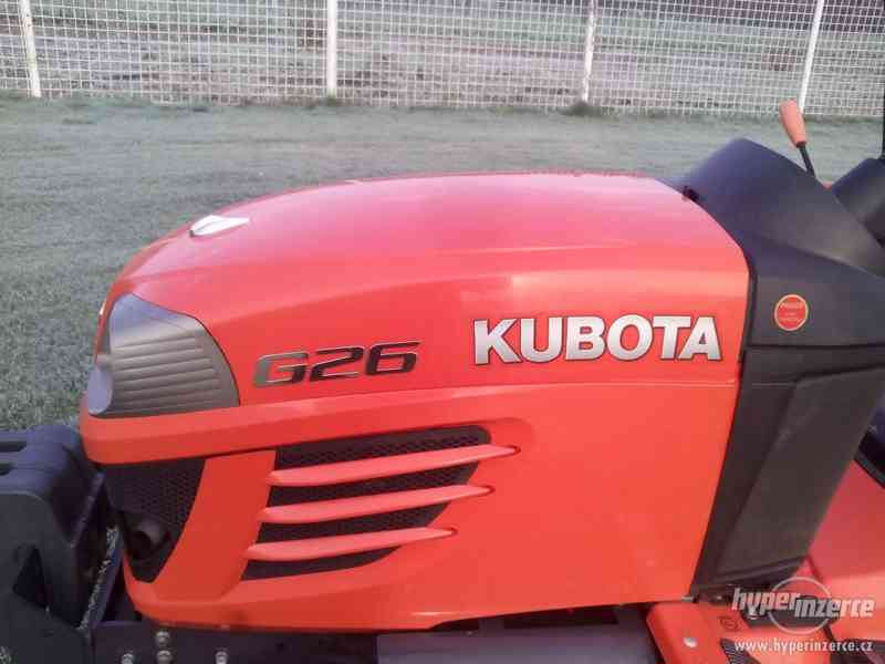 Predám profi traktorovú kosačku zn. Kubota G 26 HD - foto 2