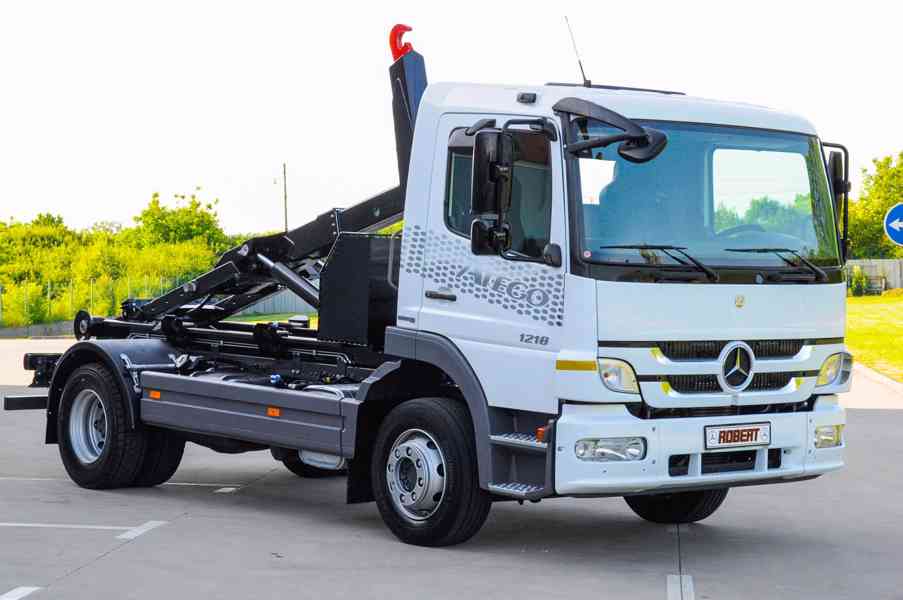 MERCEDES ATEGO 1218 NOVÝ HÁKOVÝ NOSIČ KONTEJNERŮ EURO5 - foto 89