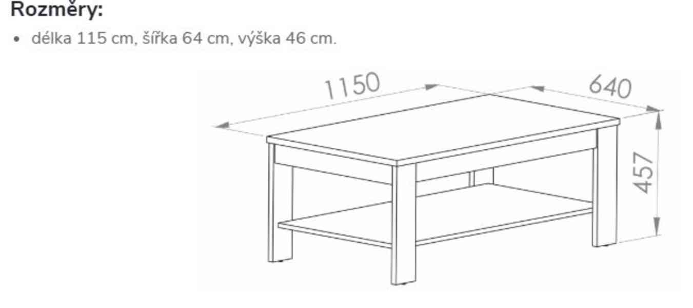 Konferenční stolek Castel - foto 2