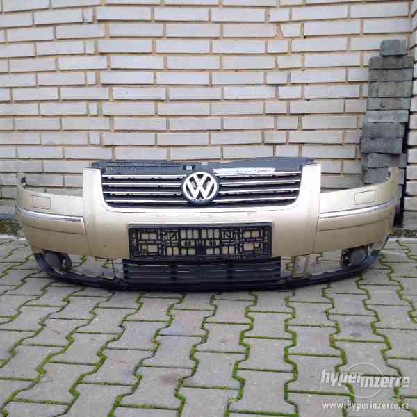 predni naraznik vw passat b5.5 chrom listy ostrikovace - foto 2