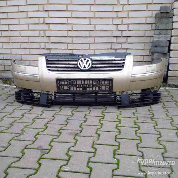 predni naraznik vw passat b5.5 chrom listy ostrikovace - foto 3