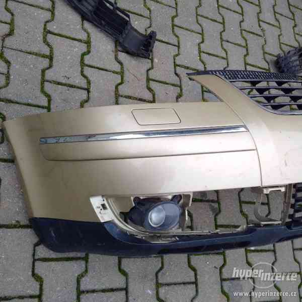 predni naraznik vw passat b5.5 chrom listy ostrikovace - foto 4