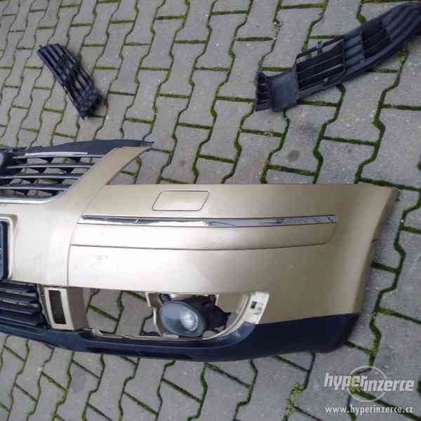 predni naraznik vw passat b5.5 chrom listy ostrikovace - foto 6