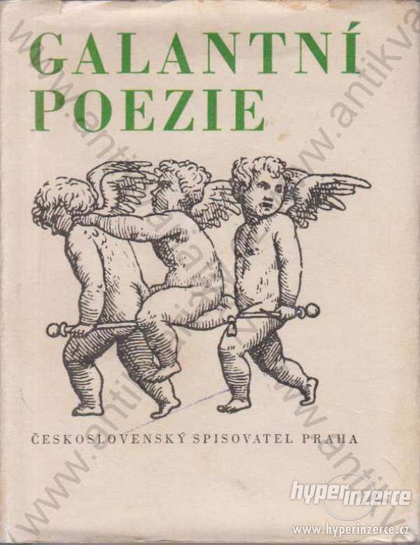 Galantní poezie Československý spisovatel 1970 - foto 1