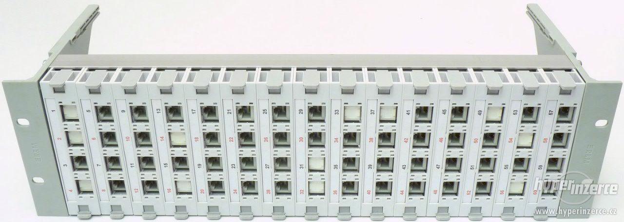 Patch panel Cat. 5e 3U/60p 19" dobrý stav, včetně DPH!