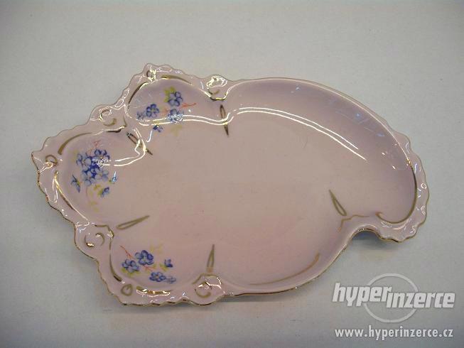 Růžový porcelán z Chodova - Lenka - přílohová miska 14,5cm - foto 1