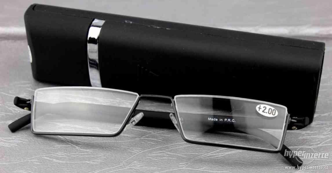 Dioptrické brýle na čtení - čtecí brýle - titan +1,5 dp - foto 4