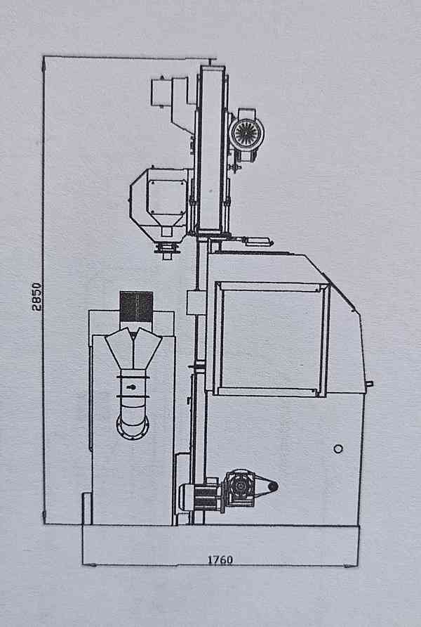 Tlaková tryskací kabina - 1500 mm, tryskač, pískovačka. - foto 12