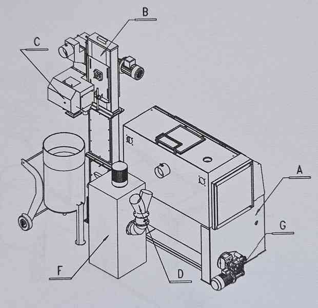 Tlaková tryskací kabina - 1500 mm, tryskač, pískovačka. - foto 15