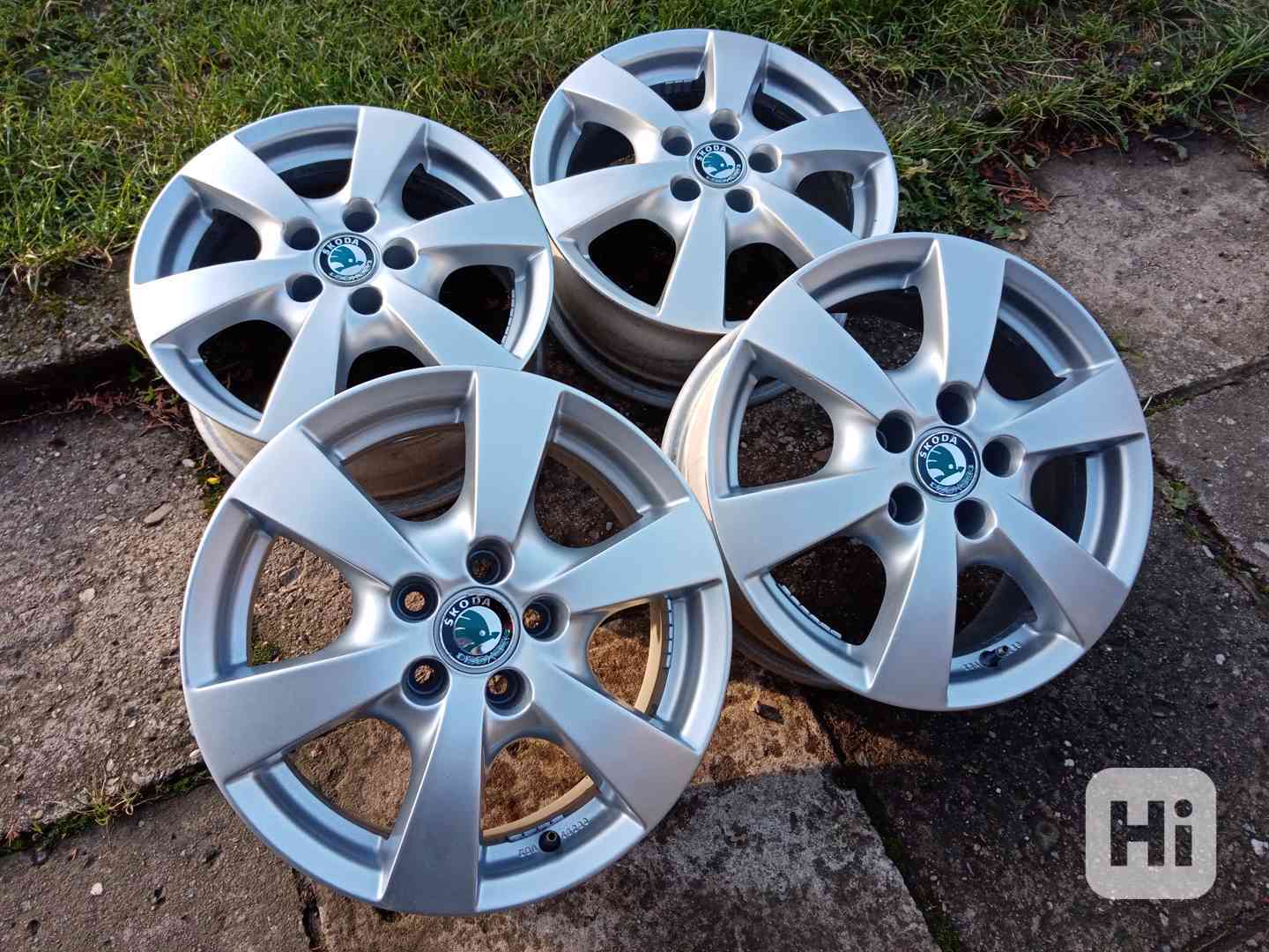 Alu kola 15ky 5x100 Škoda Volkswagen Seat Audi - dobírka - foto 1