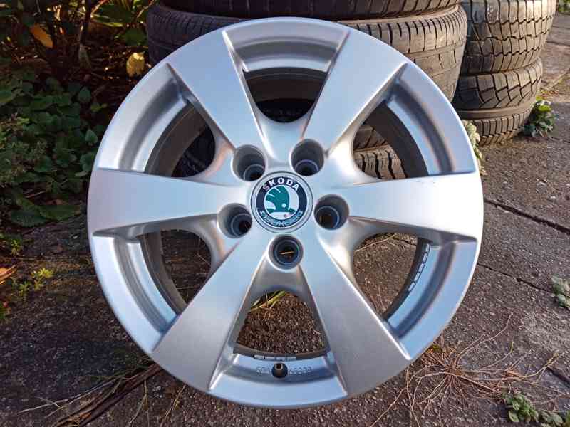 Alu kola 15ky 5x100 Škoda Volkswagen Seat Audi - dobírka - foto 2